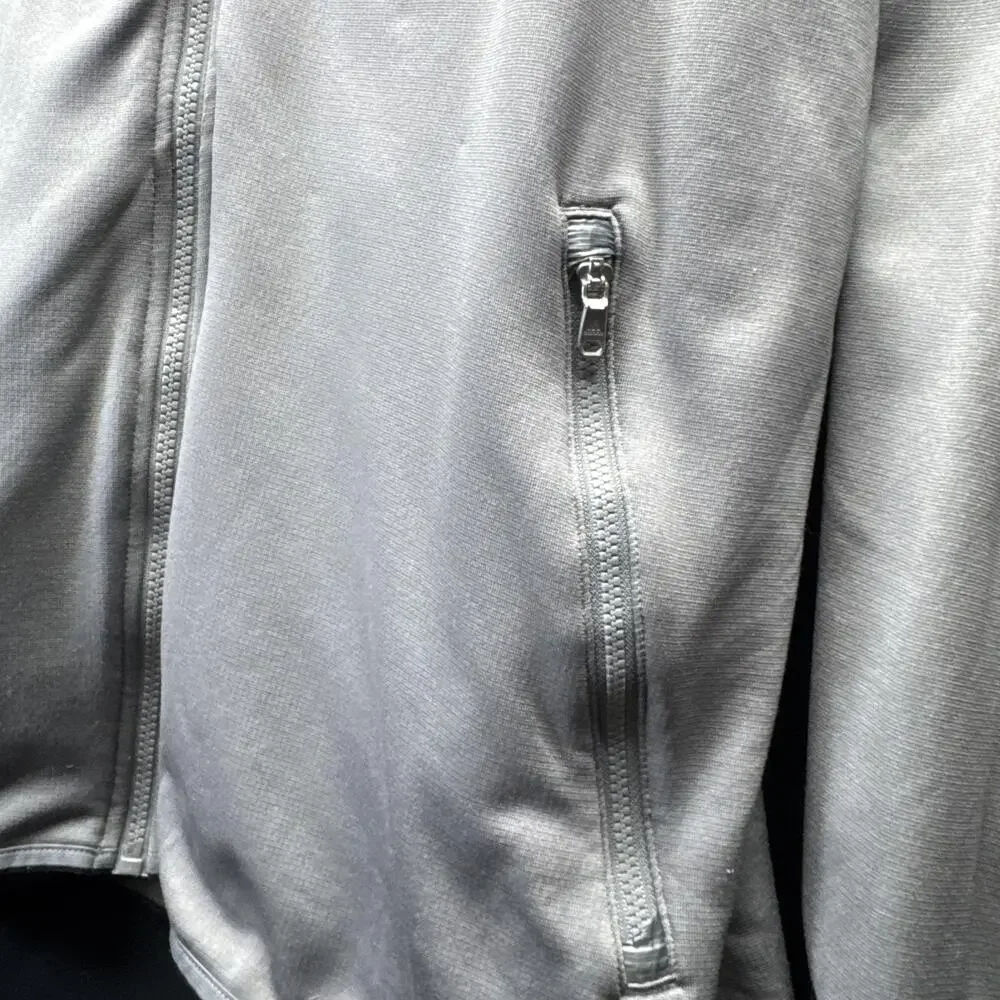 Adidas Jacket Mens XL Gray Climaheat Golf Full Zip Performance Layer Athletic